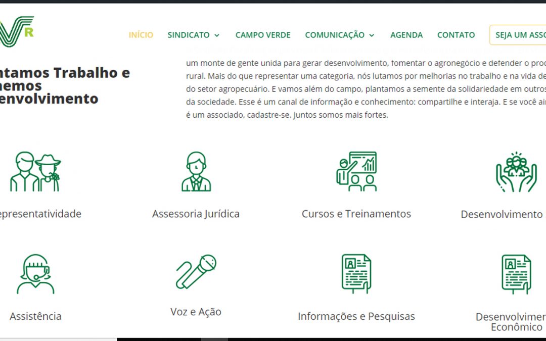 Sindicato Rural de Campo Verde lança website