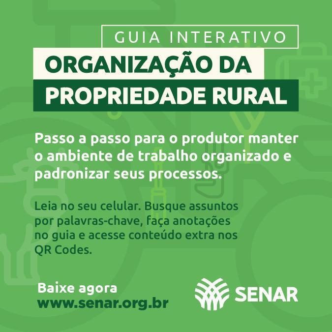 Conheça o guia interativo de organização da propriedade rural do Senar