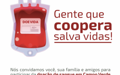 Sindicato Rural convida associados a doar sangue nos dias 29 e 30 de novembro