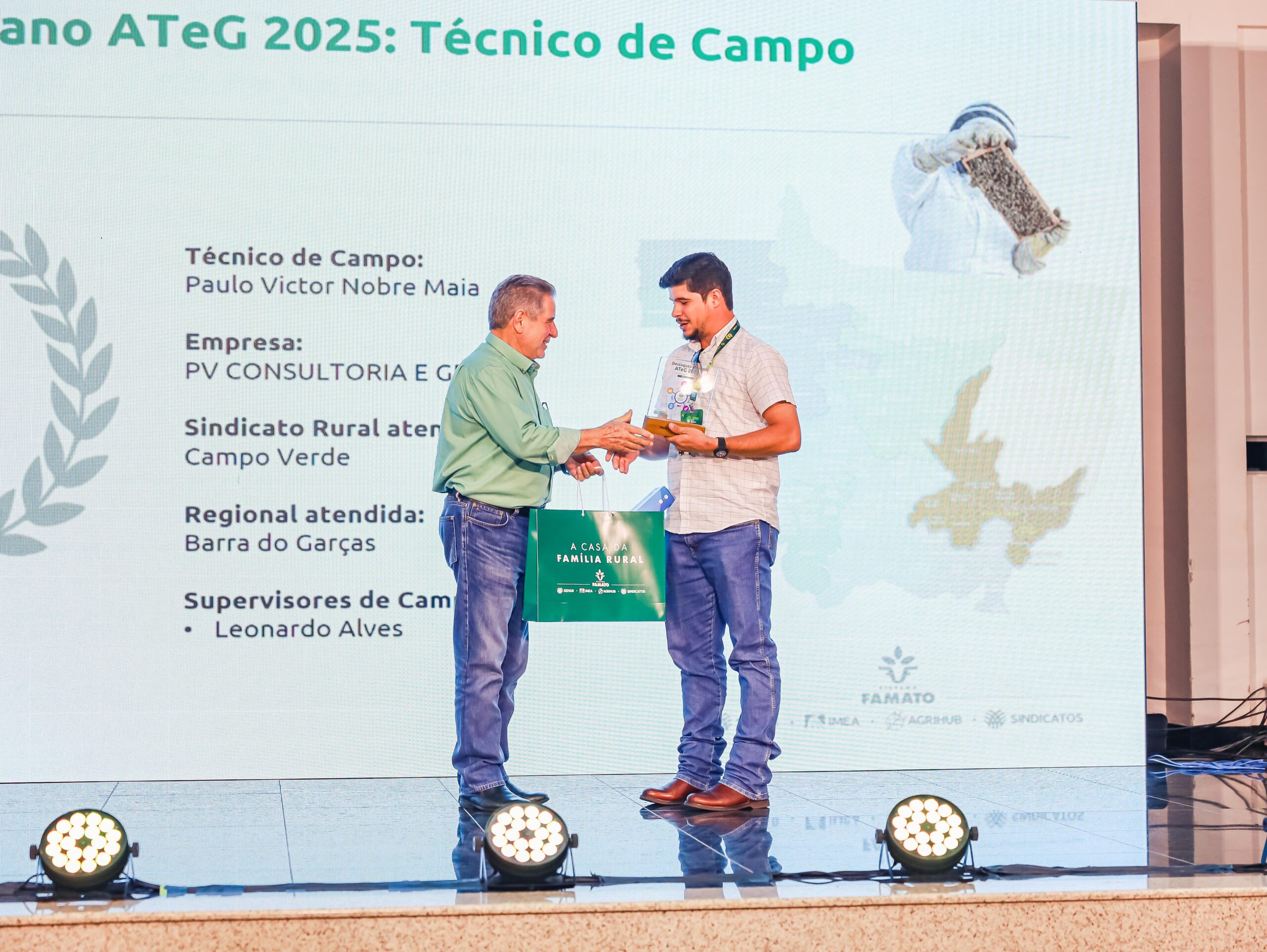 Técnico da ATeG de Campo Verde é destaque de 2025