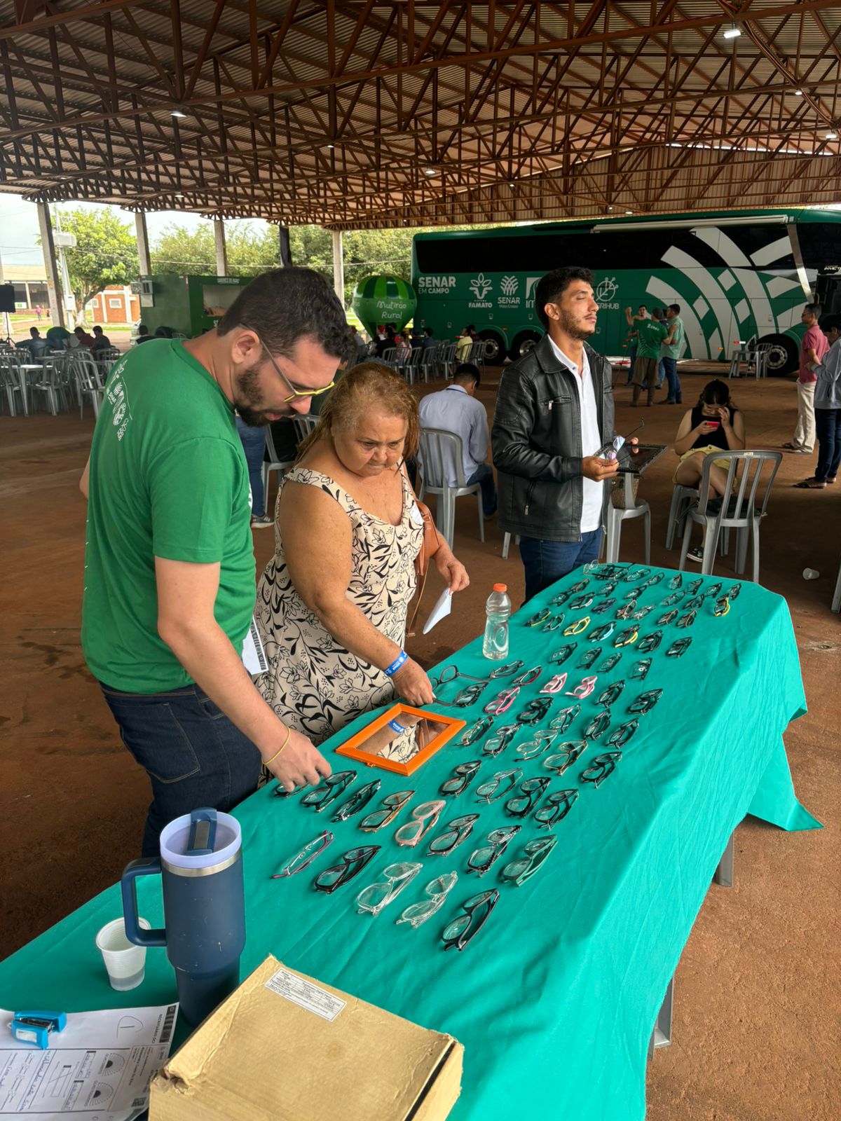 Óculos receitados no Mutirão Rural serão entregues no Assentamento Santo Antônio da Fartura nesta quinta