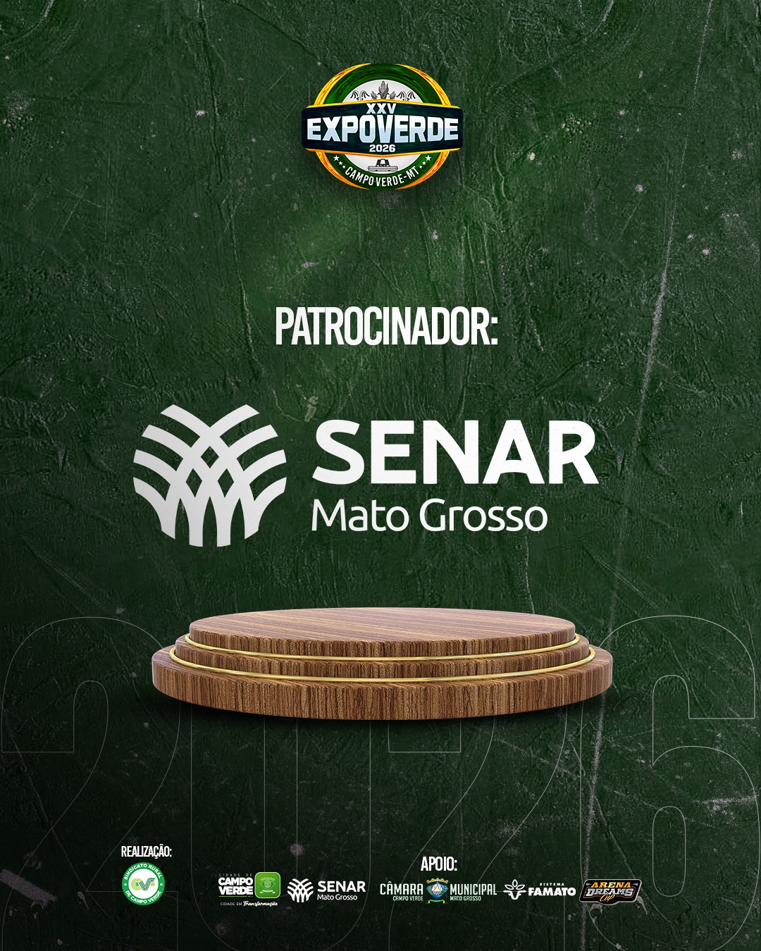 Senar-MT é um dos patrocinadores da 25ª Expoverde